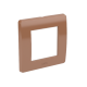 Рамка на 2 модуля (одноместная), коричневая  75010RB  DKC