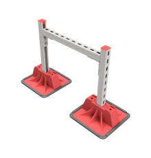 Опорная конструкция для гор. прямоуг. воздуховодов  TECHNORAPTOR LIGHTFOOT 500х500  KM-TR-LTF-SSHRAD-500-500  КМ - профиль