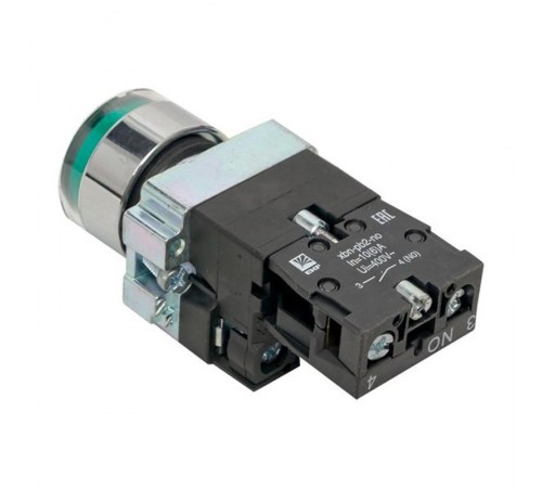 Кнопка BA31 с подстветкой 24В зеленая NO PROxima  xb2-bw31-24  EKF