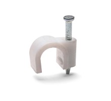 Скоба пластиковая СПК 20 (50шт)  103941  Fortisflex