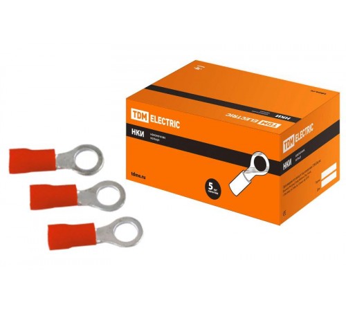 Наконечник НКИ 1,25-4 кольцо 0,5-1,5мм (100шт)   SQ0502-0001  TDM