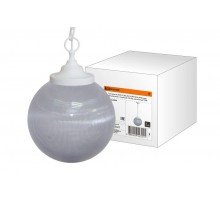 Светильник НСБ 02-60-252 УХЛ4 60 Вт, IP40, шар прозрачный с огранкой 250 мм, цепь белая  SQ0313-0009  TDM