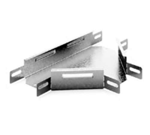 Угловой соединитель Т-образный к лотку 50х50, толщ. 1,0 мм, Сендзимир цинк, 032357  УСТ-50х50-1,0-СЦ   Ostec