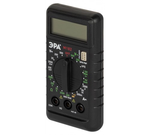 Мультиметр цифровой  модель M182   Б0055799  ЭРА