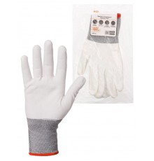 Перчатки полиамидные "Контакт-Сенс", полиуретановое покрытие, 7, 15 кл., 24-26 г, 1 пара,  SQ1016-0310  TDM