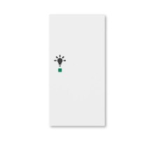 ABB Levit Белый Клавиша 2-ая правая с символом освещения free@home  6220H-A02201 03  2CHH622201A4003  ABB