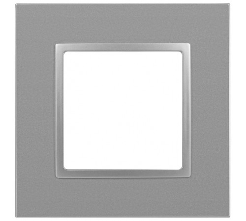 Рамка для розеток и выключателей Elegance 14-5011-03 Classic, на 1 пост, алюминий  Б0060573  ЭРА
