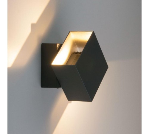 Светильник архитектурный 1607 TECHNO LED графит FOBOS настенный  a035808  Elektrostandard