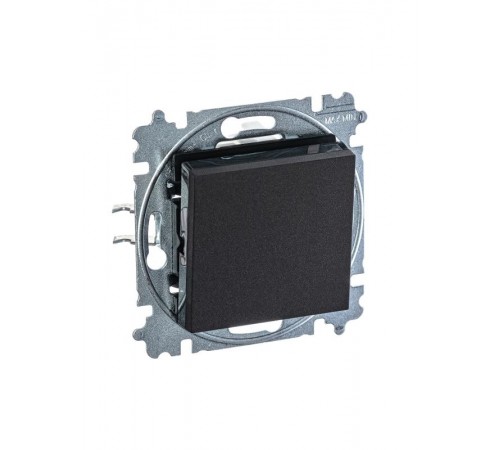 ABB Levit Антрацит / дымчатый чёрный Выключатель кнопочный 1-кл.  3559H-A91445 63W  2CHH599145A6063  ABB
