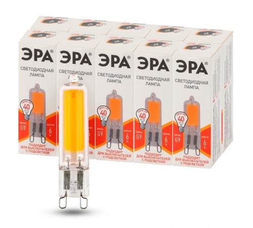 Лампа светодиодная STD LED JCD-6W-GL-827-G9 G9 6Вт капсула  Б0049085  ЭРА