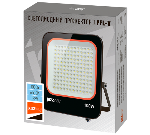 Прожектор светодиодный PFL- V 100w 6500K IP65 Jazzway  .5039759  Jazzway