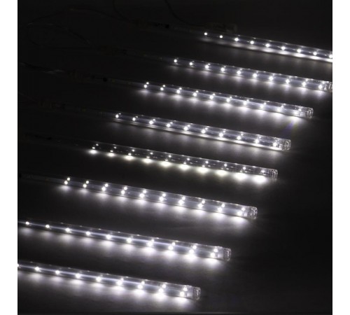 Гирлянда светодиодная  Сосульки 2,1м холодный свет,  ENOS-02H   24V, IP44 (20/400)  Б0041910  ЭРА