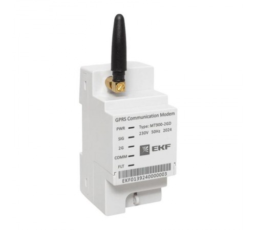 Коммуникационный модем MT900-2GD для беспроводной передачи данных по каналам сотовой связи GPRS  MT900-2GD  EKF