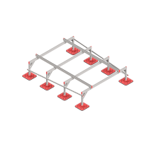 Опорная конструкция для установки оборудования TECHNORAPTOR FOOT 2000х2500 HD  KM-TR-F-SSEI-2000-2500 HD  КМ - профиль