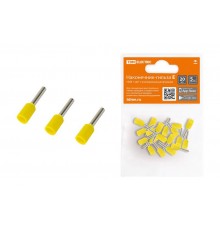 Наконечник-гильза Е1008 1мм2 с изолированным фланцем (20шт)  SQ0568-0038  TDM