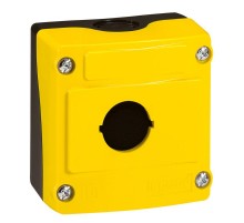 Корпус для сборки - Osmoz - 1 отверстие - крышка Желтая  024201  Legrand