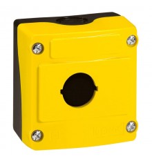 Корпус для сборки - Osmoz - 1 отверстие - крышка Желтая  024201  Legrand