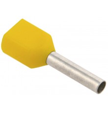 Наконечник НШВИ(2) 1,0-10 желтый (100шт/упак)  UTE10-D2-3-100  IEK