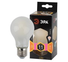 Лампа светодиодная F-LED A60-11W-827-E27 frost (филамент, груша мат., 11Вт, тепл, Е27)  Б0035035  ЭРА