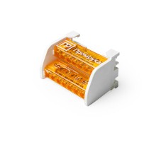 Шина на DIN-рейку в корпусе (кросс-модуль) 2х7  PR08.32829  Промрукав