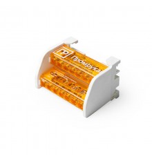 Шина на DIN-рейку в корпусе (кросс-модуль) 2х7  PR08.32829  Промрукав