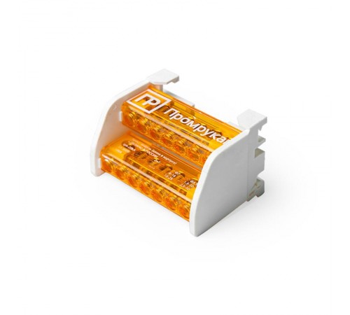 Шина на DIN-рейку в корпусе (кросс-модуль) 2х7  PR08.32829  Промрукав