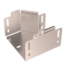 Переходник правый Стандарт INOX (AISI 409) 150х100х100  PR16.5854  Промрукав