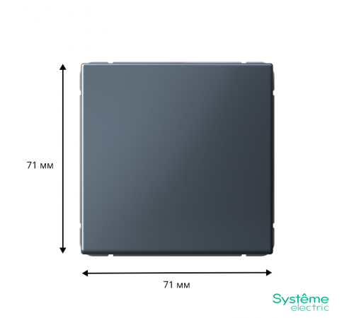 ArtGallery Грифель Выключатель 1-клавишный КНОПОЧНЫЙ, механизм, быстрозажим. клем.  GAL000715S  SE