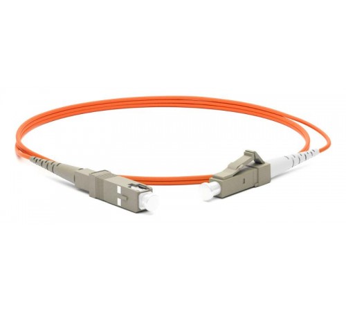 FC-S2-62-LC/PR-SC/PR-H-1.5M-LSZH-OR Патч-корд волоконно-оптический (шнур) MM 62.5/125, LC-SC, 2.0 мм, simplex, LSZH, 1.5 м  394305  Hyperline