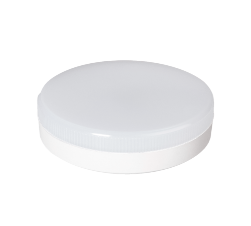 Лампа светодиодная LED 12Вт GX53 220В 5000К PLED-GX53 таблетка (плоский цилиндр)  1029096  Jazzway