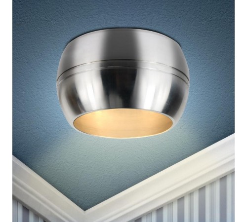 Светильник встраиваемый точечный алюминиевый MR16, KL81 SN белый (40/960)  Б0049012  ЭРА