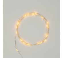 Гирлянда "Роса", 2 м, 20 диодов, цвет желтый  303-001  NEON-NIGHT