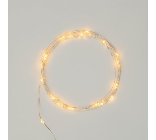 Гирлянда "Роса", 2 м, 20 диодов, цвет желтый  303-001  NEON-NIGHT