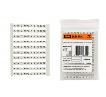 Маркеры для ЗНИ с символами "A, B, C, N, PE" (100 шт)  SQ0803-0028  TDM