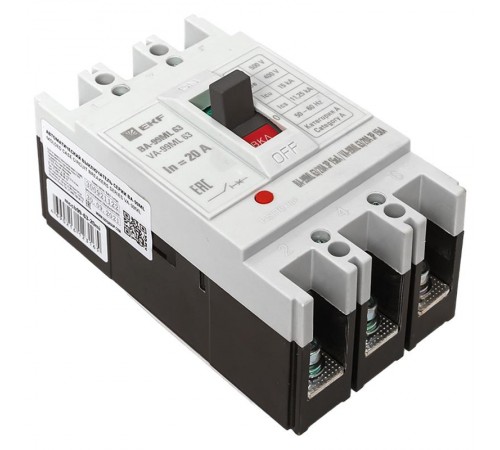 Выключатель автоматический ВА-99М 63/20А 3P 15кА EKF Basic  mccb99-63-20mI  EKF