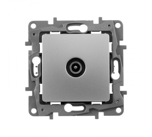 Etika Алюминий Розетка TV проходная, 15дБ  672463  Legrand