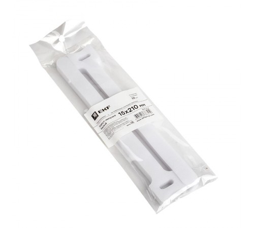 Хомут-липучка 15х210 мм белый (20 шт) EKF PROxima  hlct-2-w  EKF