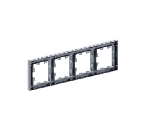 4 - местная рамка, алюминий, пластик Эпика EKF  UP1-FPA-04  EKF