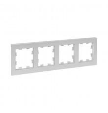 4 - местная рамка, алюминий, пластик Эпика EKF  UP1-FPA-04  EKF