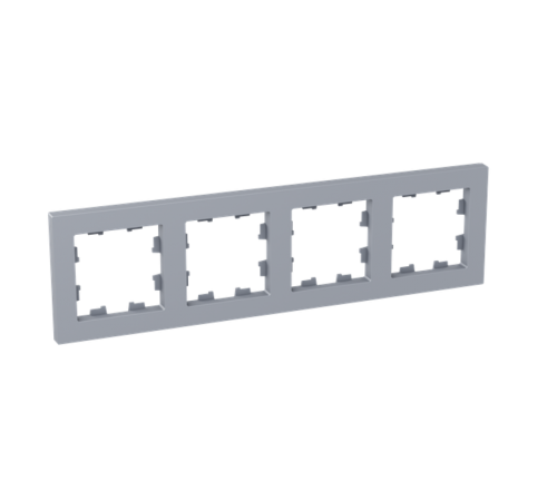 4 - местная рамка, алюминий, пластик Эпика EKF  UP1-FPA-04  EKF
