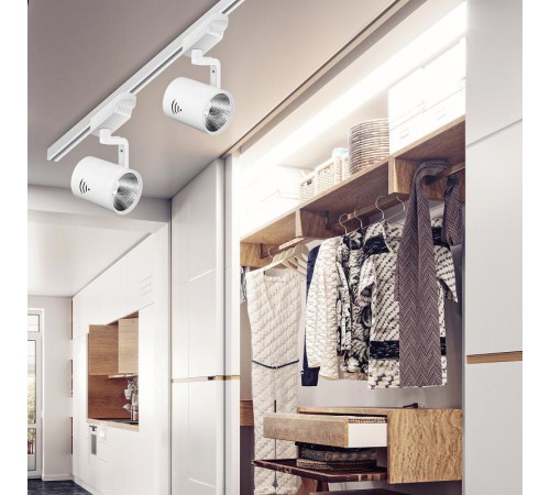 Светильник светодиодный трековый TR1-30 WH 30Вт COB бел.  Б0032099  ЭРА