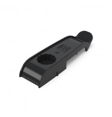 Держатель плоского кабеля односторонний для прямого монтажа на 2 места в гофроящике черный (1200 шт/кор)  PR13.02864  Промрукав