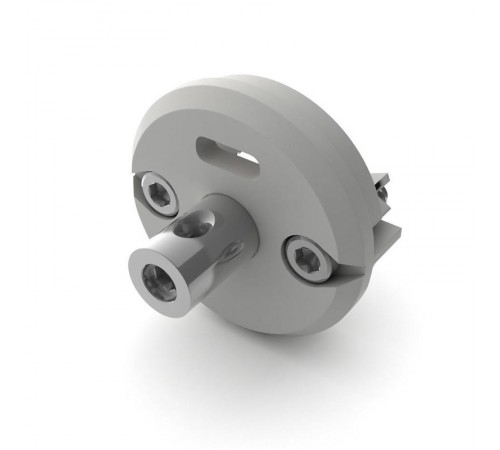 Заглушка ROUND-D30-DUAL с втулкой и отверстием  029216  Arlight