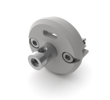 Заглушка ROUND-D30-DUAL с втулкой и отверстием  029216  Arlight