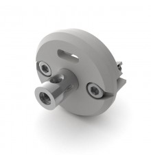 Заглушка ROUND-D30-DUAL с втулкой и отверстием  029216  Arlight