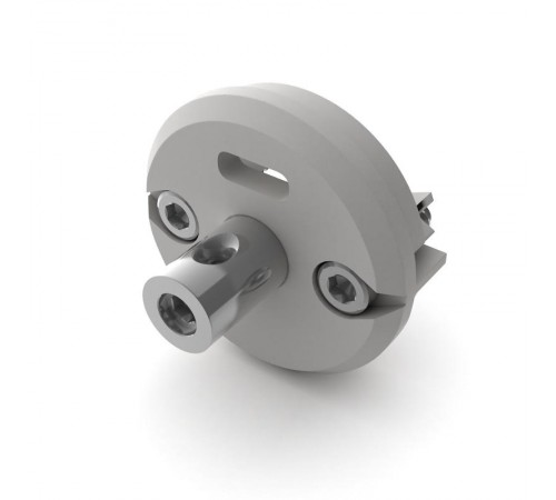 Заглушка ROUND-D30-DUAL с втулкой и отверстием  029216  Arlight