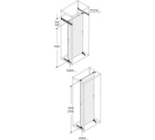 Профиль гальв.для каб.секц. D=300мм(2шт)1STQ007745A0000  ABB