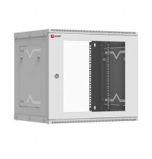 Шкаф телекоммуникационный настенный разборный 9U (600х350) дверь стекло, Astra A серия EKF Basic  ITB9G350D  EKF