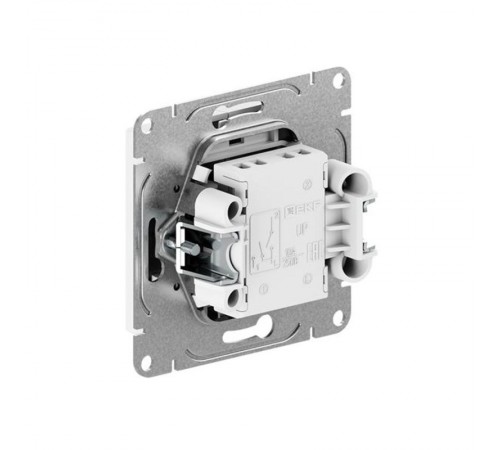 Механизм выключателя, двухклавишный, мокко Эпика  UP1-SWM-20 EKF