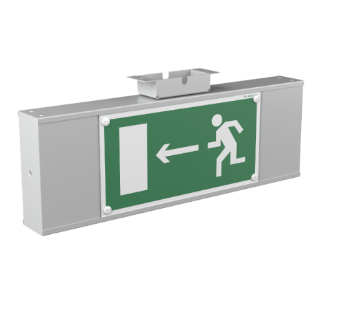 Указатель аварийный светодиодный  BS-POLET-71-S1-INEXI2 6,3Вт 1ч IP20 постоянный настенный  a15985  Белый свет